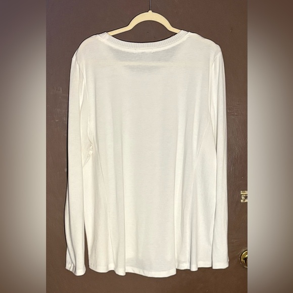 Thankful Fall Long Sleeve Shirt Pullover Modern Canvas Pumpkin Thankful. - Picture 4 of 5